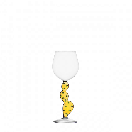 Stielglas Kaktus gelb 320 ml