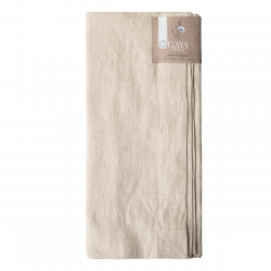 Stoff-Tischläufer 50 x 140 cm Kalk - Gaya Ambiente