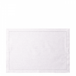 Stoff-Tischset 32 x 48 cm Grau-Melange, 2 Stk. - Basic Ambiente