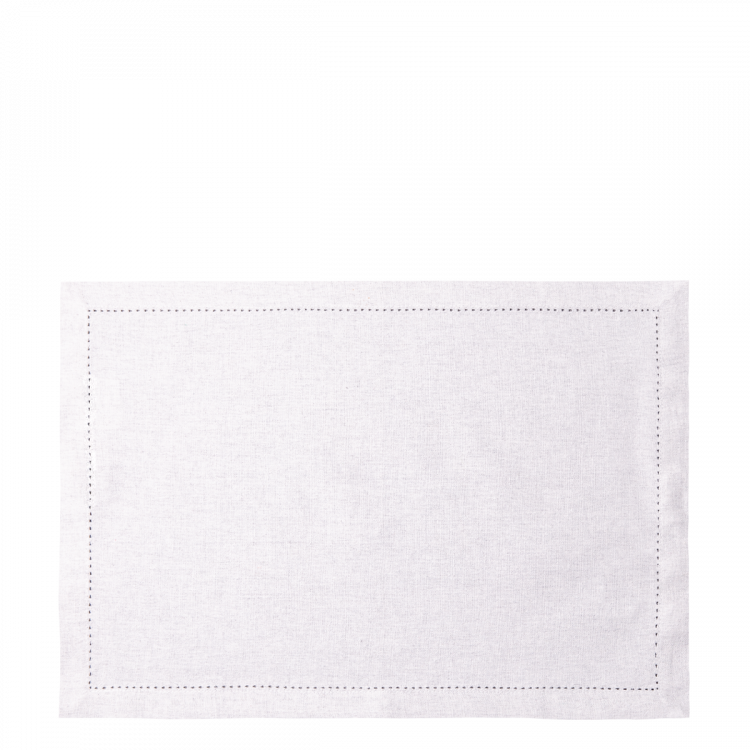 Stoff-Tischset 32 x 48 cm Grau-Melange, 2 Stk. - Basic Ambiente