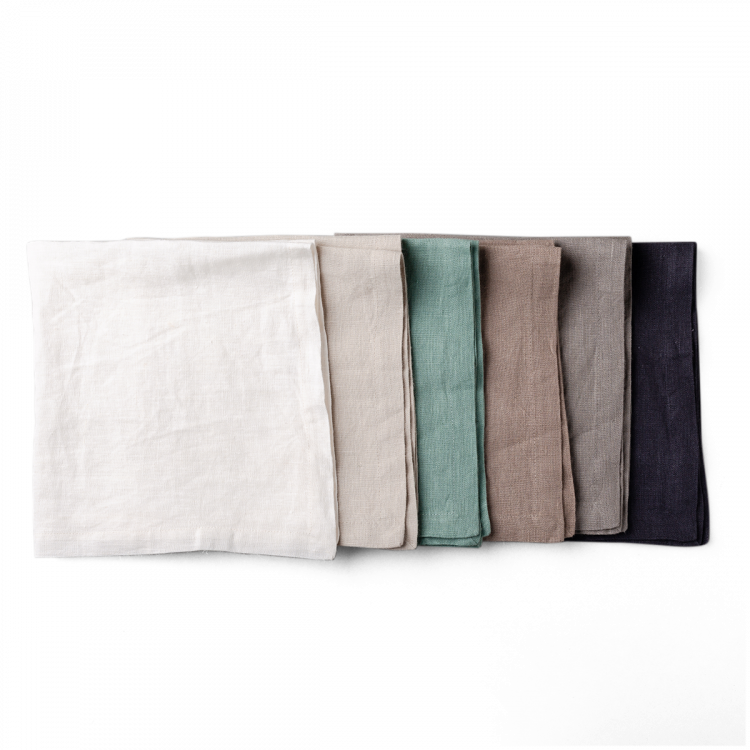 Stoffservietten 50 x 50 cm Offwhite, 2 Stk. - Gaya Ambiente