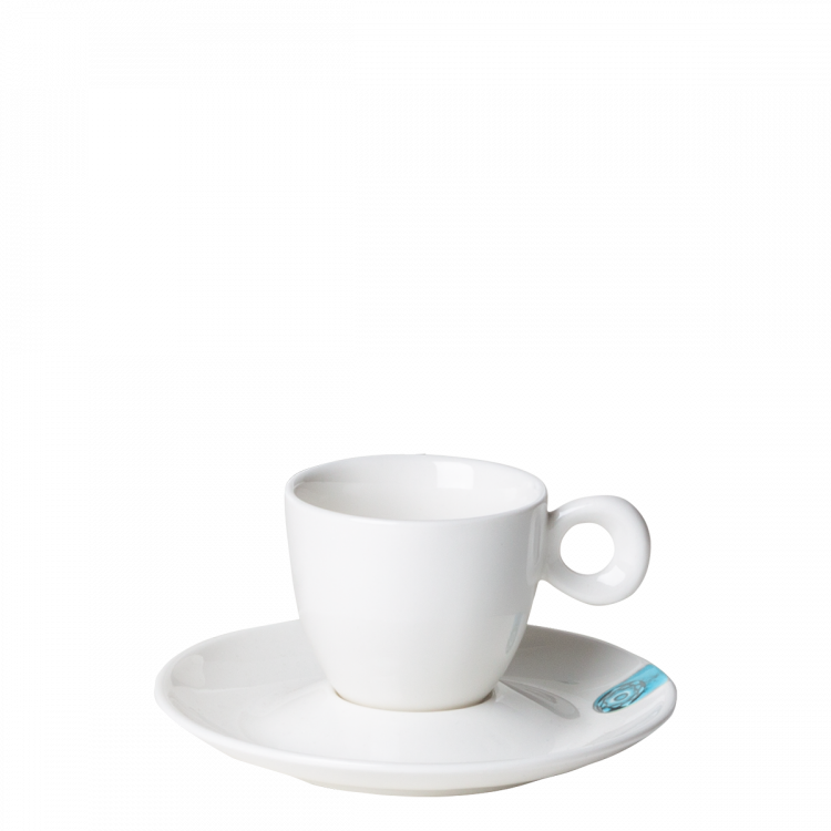 Mocca-Untere mit braunem Ornament 12,5 cm – Gaya RGB