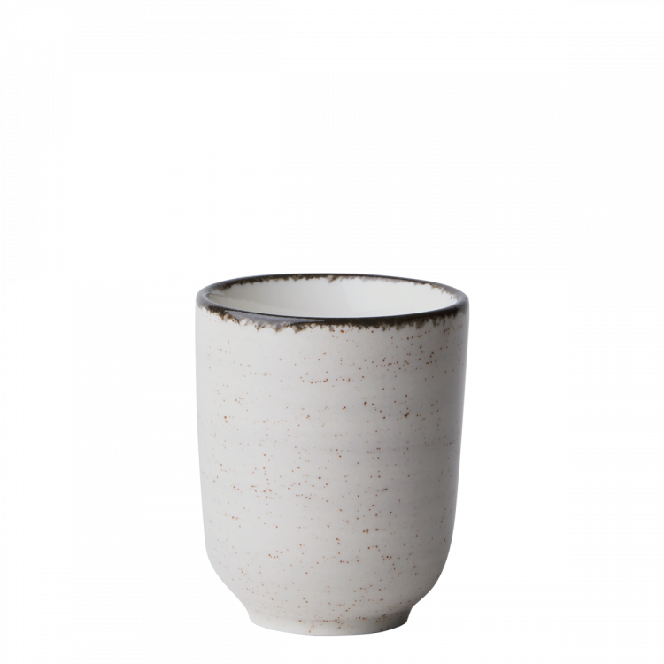 Kaffeebecher 220 ml - Gaya Atelier light grey speckled