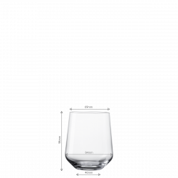 Tumbler 350 ml Set 4-tlg. Diamond - Century Glas Lunasol