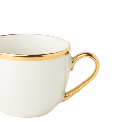 Mocca-Set 8-tlg. - FLOW Lunasol mit Gold-Rand