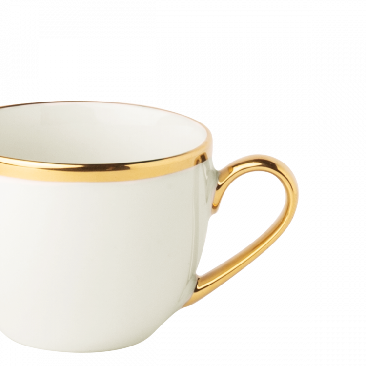 Mocca-Set 8-tlg. - FLOW Lunasol mit Gold-Rand