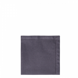 Stoffservietten 45 x 45 cm Stahlgrau, 2 Stk. - Basic Ambiente