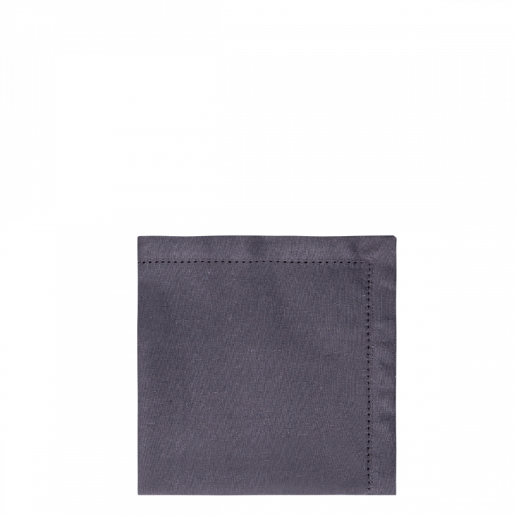 Stoffservietten 45 x 45 cm Stahlgrau, 2 Stk. - Basic Ambiente