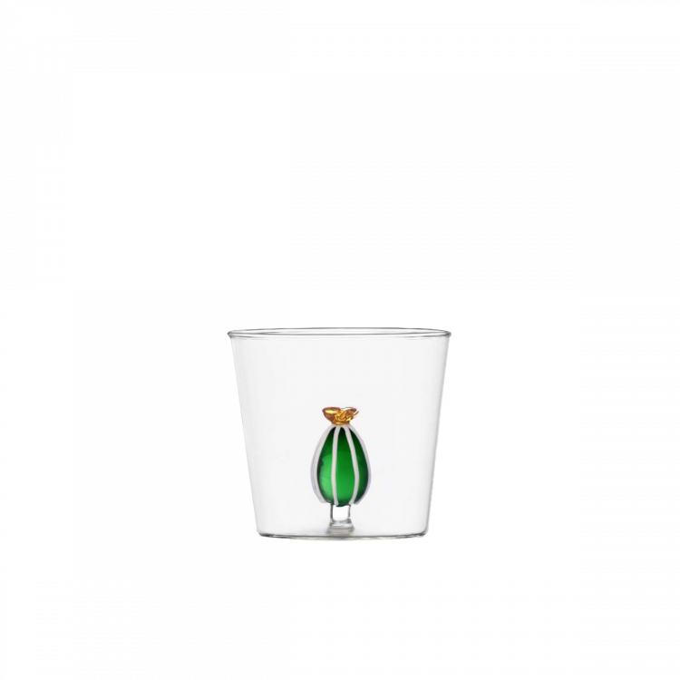 Tumbler Kaktus amber Blume 350 ml