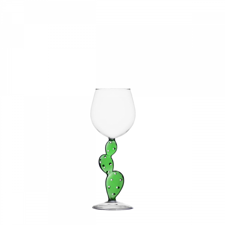 Stielglas Kaktus grün 320 ml