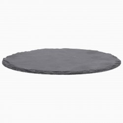 Schiefertablett ø 24 cm rund groß - Flow