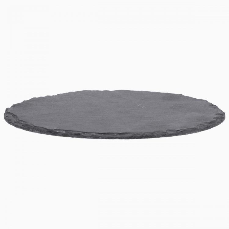 Schiefertablett ø 24 cm rund groß - Flow