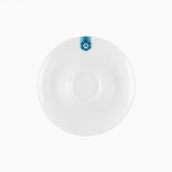 Mocca-Untere mit braunem Ornament 12,5 cm – Gaya RGB