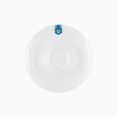 Mocca-Untere mit braunem Ornament 12,5 cm – Gaya RGB