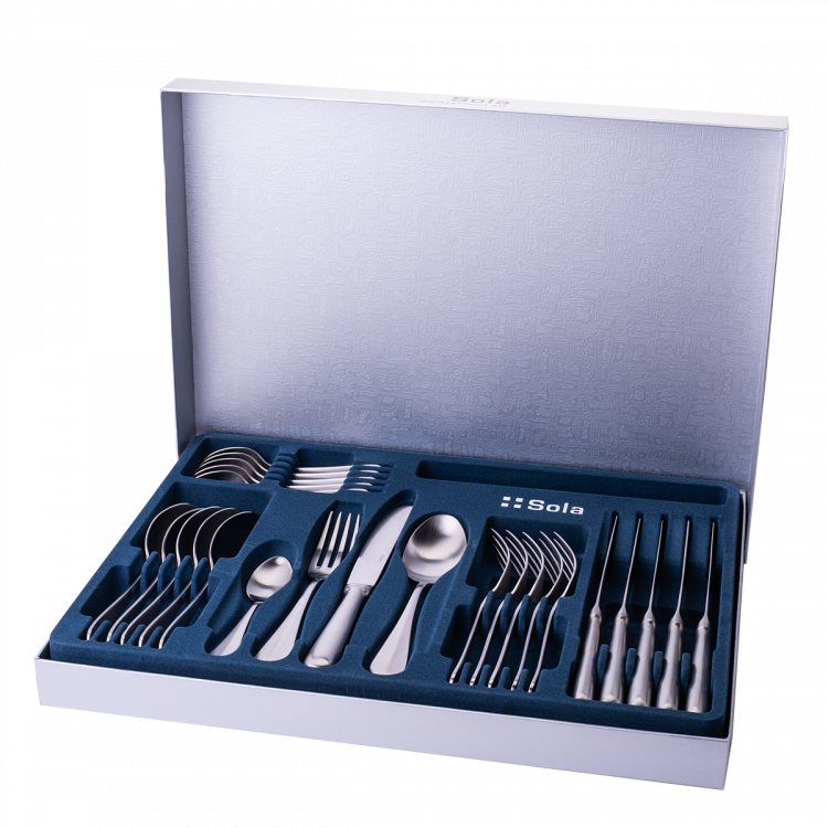 Besteckset 24 tlg. - Baguette Elite - Tafelmesser mit langer Klinge