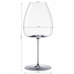 Rotweingläser 765 ml 2er-Set - Green Wave Platinum Line Lunasol II