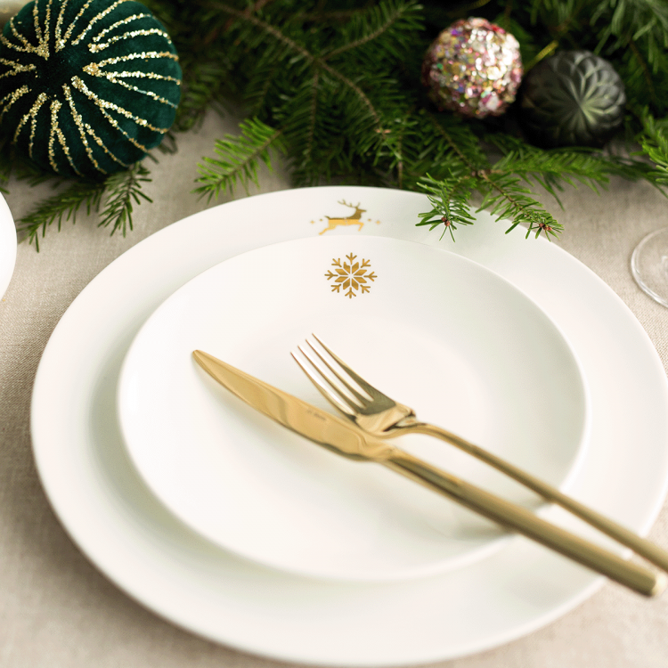 Dessertteller 20, 5 cm - Premium Platinum Line Merry Christmas