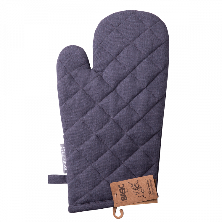 Ofenhandschuh 19 x 32 cm Stahlgrau - Basic Ambiente