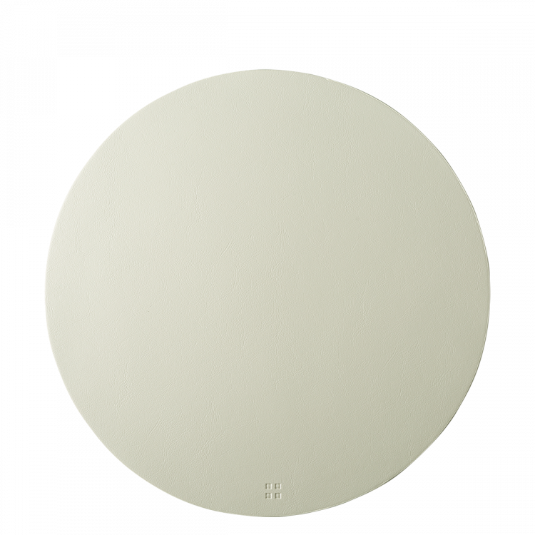 Tischset rund PVC weiss ø 38 cm Elements Ambiente