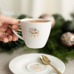 Kaffeetasse 250 ml - Premium Platinum Line Merry Christmas