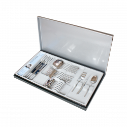 Besteckset 24-tlg. Dessert - Avantgarde Quarz