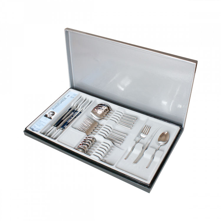 Besteckset 24-tlg. Dessert - Avantgarde Quarz