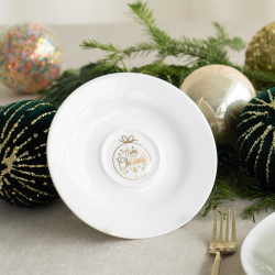 Untertasse 15,5 cm - Premium Platinum Line Merry Christmas