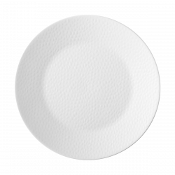 Teller flach weiss 25 cm – Flow