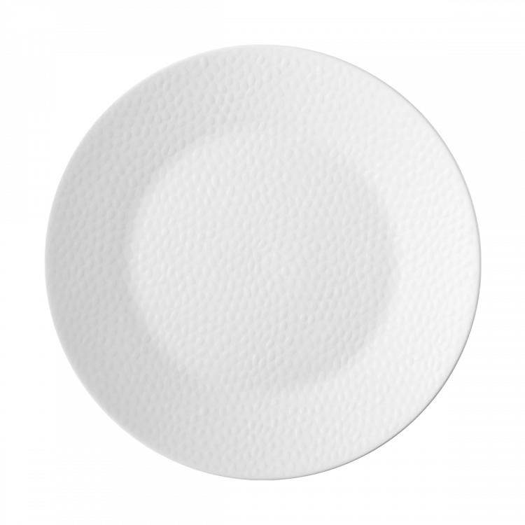 Teller flach weiss 25 cm – Flow