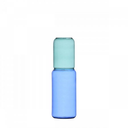 Vase 35 cm petrolblau/blau - Ichendorf