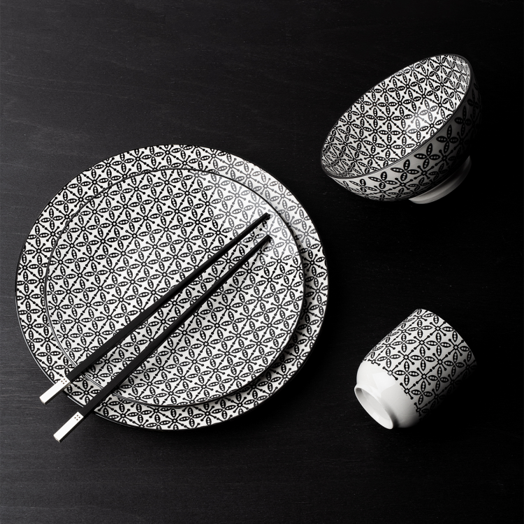 Porzellan Set 24-tlg. - Elements Asia Wood