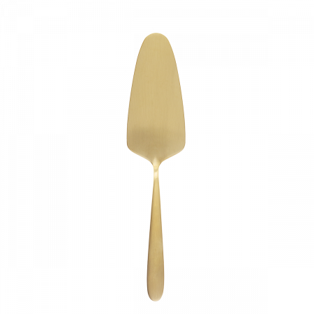Tortenheber in PET Packung Alpha PVD Gold ganz matt