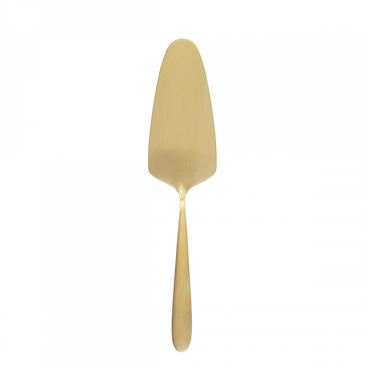 Tortenheber in PET Packung Alpha PVD Gold ganz matt