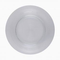 Teller flach 21 cm Set 4-tlg.- Basic Chic Glas
