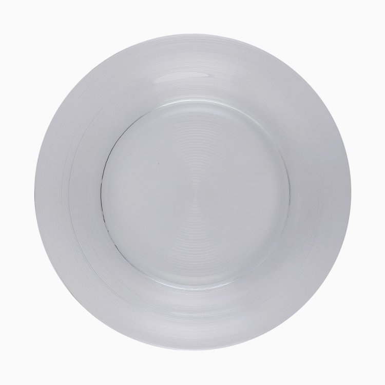 Teller flach 21 cm Set 4-tlg.- Basic Chic Glas