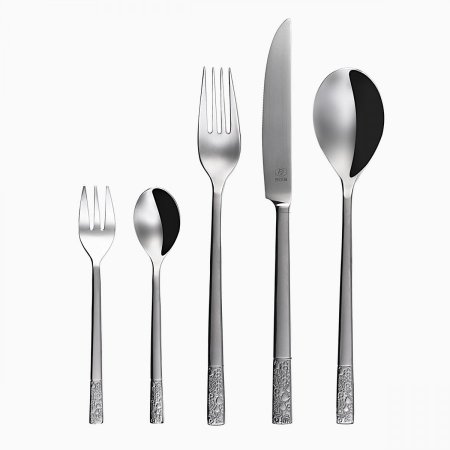 Besteckset 5-tlg. - Fiori Platinum Line