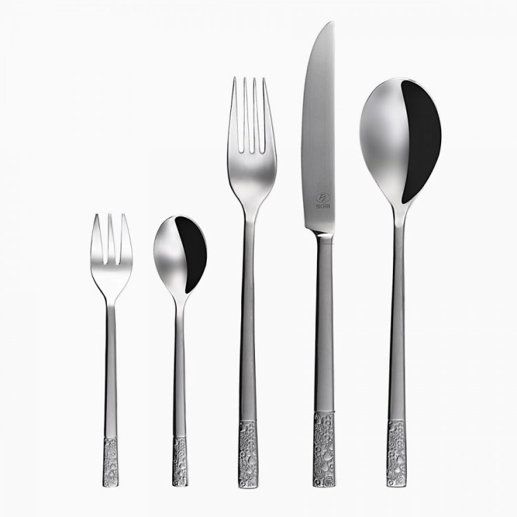 Besteckset 5-tlg. - Fiori Platinum Line