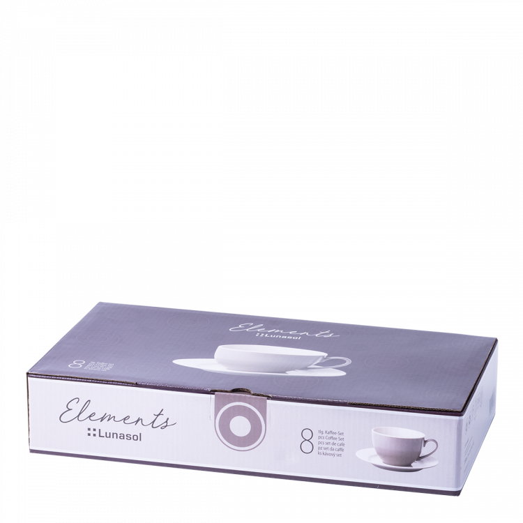 Kaffeeset 8-tlg. – Elements West taupe