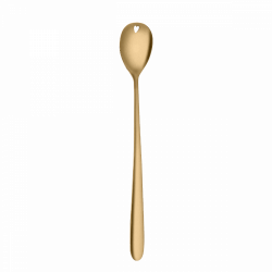 Latte-/Limonadenlöffel mit Herz PVD light gold - Love Cutlery