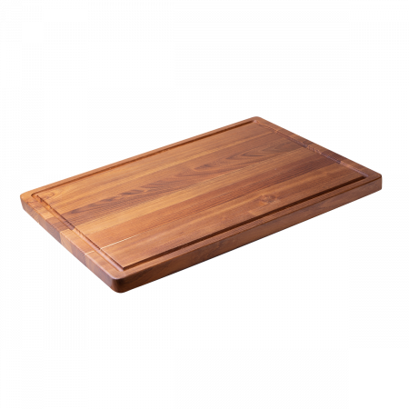 Schneidebrett mit Saftrille Teak 61 x 46 x 3 cm - GAYA Wooden
