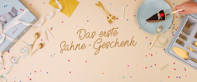 Ein erstes Sahne Geschenk