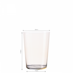 21st Century Glas Lunasol Color - Longdrink 515 ml hellbeige Set 6-tlg.