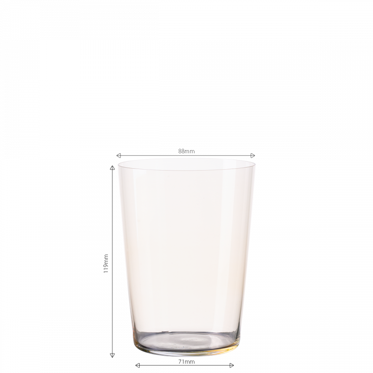 21st Century Glas Lunasol Color - Longdrink 515 ml hellbeige Set 6-tlg.