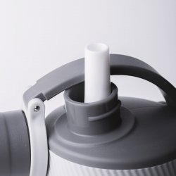 Thermo-Trinkflasche CNS Doppelwand 650 ml schwarz matt