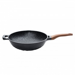 Wok Antihaftbeschichtung 32 cm black marble - Basic