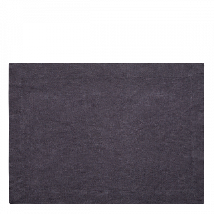 Stoff-Tischset 35 x 50 cm Anthrazit - Gaya Ambiente