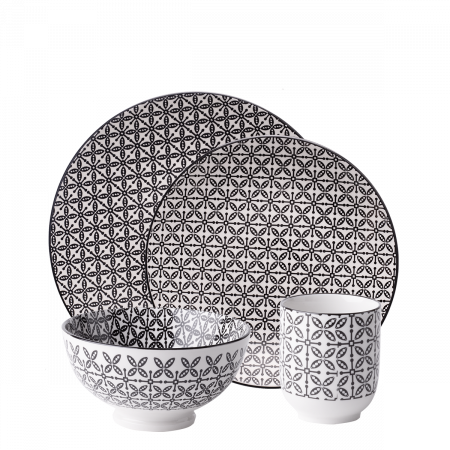 Porzellan Set 24-tlg. - Elements Asia Wood