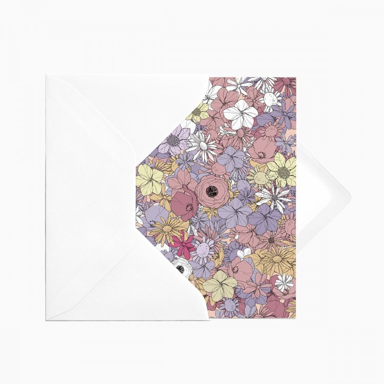 Postkarte Flowers - Flow ©