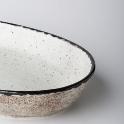 Auflaufform oval 35 x 23 x 4.5 cm Elements light grey speckled