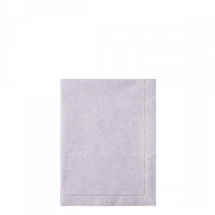Stoff-Tischläufer 50 x 140 cm Silber-Melange - Basic Ambiente